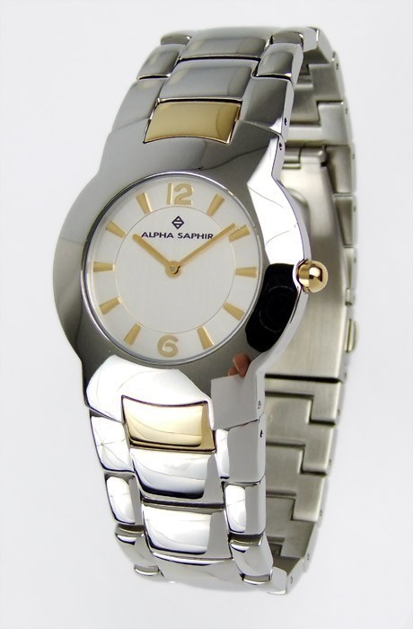 Alpha Saphir Herrenuhr Armbanduhr mit Saphirglas AS2024-D