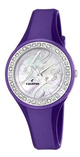 Calypso by Festina Damenuhr lila K5567/4