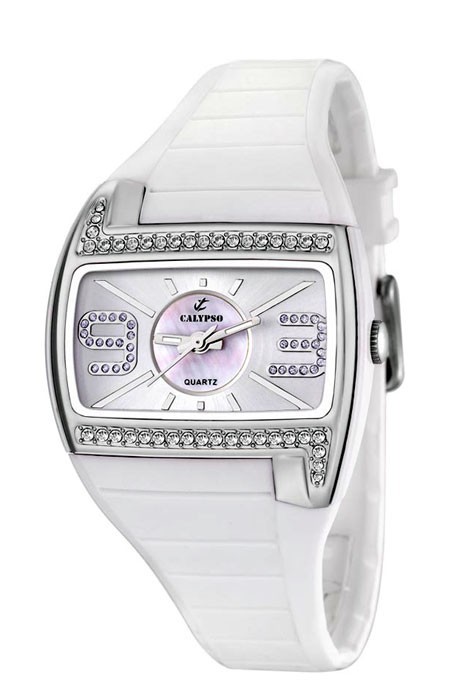 Calypso by Festina Damenuhr mit Zirkonia K5557/1