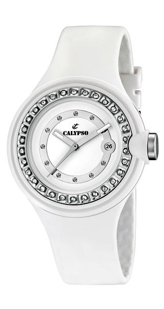 Calypso by Festina sportliche Damenuhr mit Zirkonia K5566/1