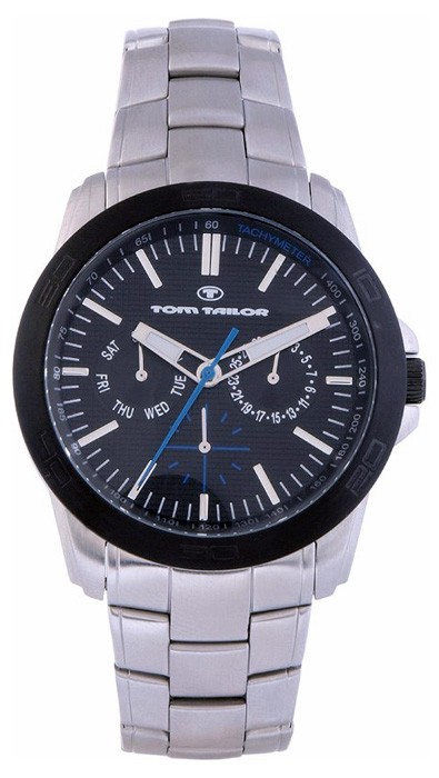 Tom-Tailor-Multifunktions-Herrenuhr-Armbanduhr-Edelstahlband-5406302