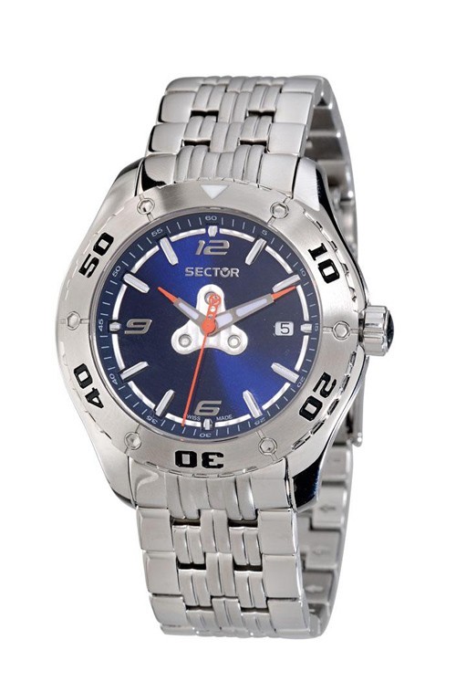 Sector 330 Swiss Made Herren Armbanduhr Quarz Edelstahlarmband Saphirglas R2653330035