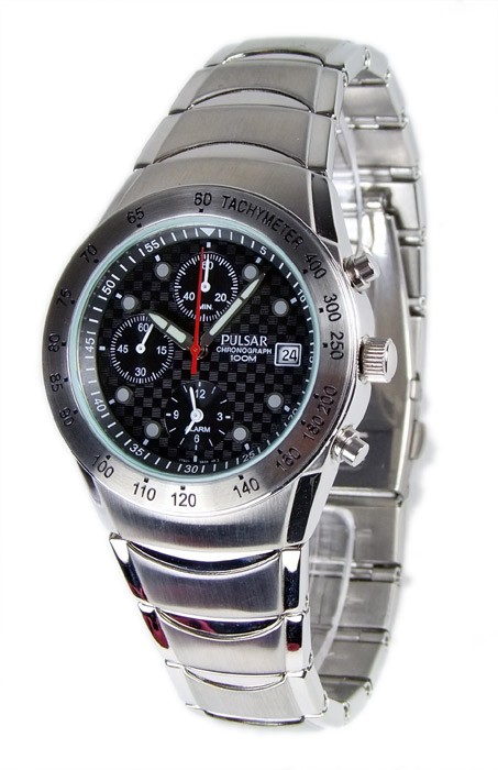 Pulsar by SEIKO Herrenuhr Armbanduhr Edelstahl Chronograph PF3005P