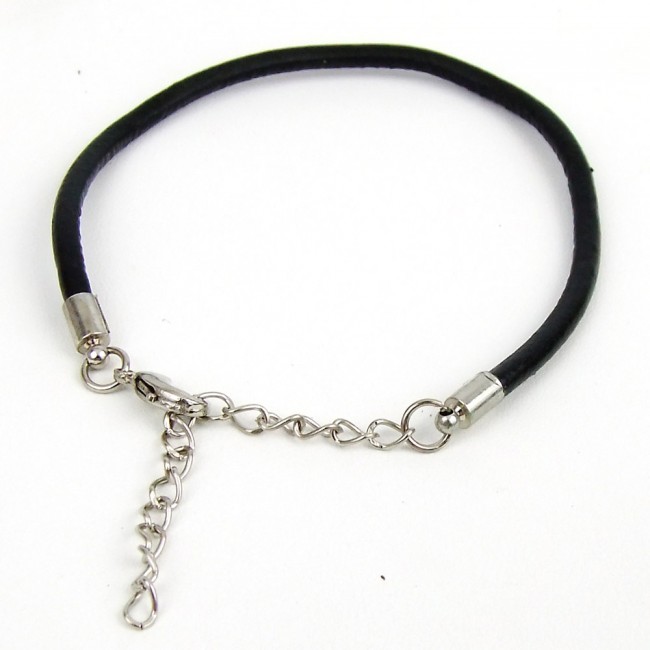 Minott Schmuck Damen Armband Leder Schwarz MT-02745